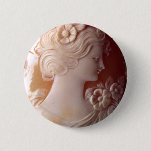 Badge Rond 5 Cm Antique Cameo