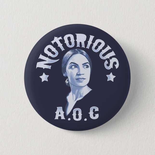 Badge Rond 5 Cm AOC notoire (Devant)