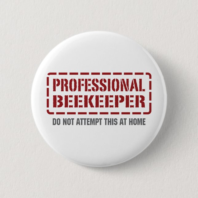 Badge Rond 5 Cm Apiculteur professionnel (Devant)