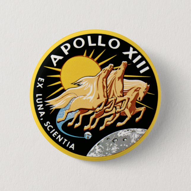 Badge Rond 5 Cm Apollo 13 (Devant)