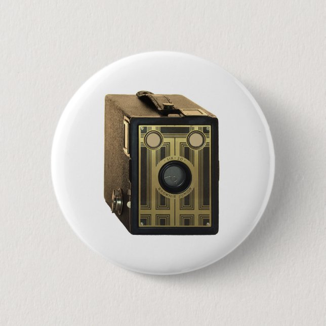 Badge Rond 5 Cm Appareil-photo de boîte ZAZ425 (Devant)