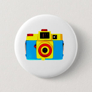 Badge Rond 5 Cm Appareil-photo de Holga