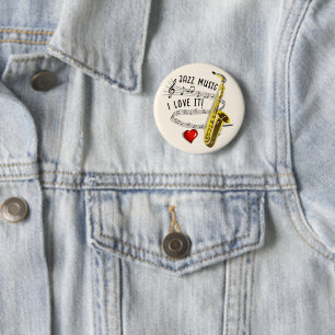 Badge Rond 5 Cm Appréciation internationale du jazz