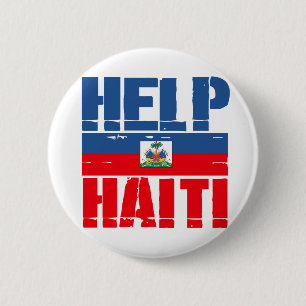 BADGE ROND 5 CM APPUI HAÏTI