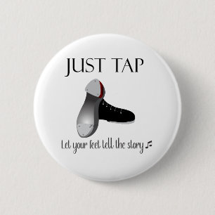 Badge Rond 5 Cm Appuyez sur