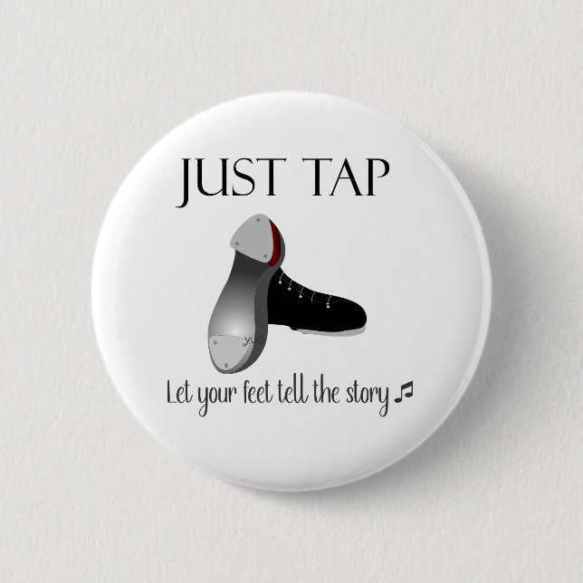 Badge Rond 5 Cm Appuyez sur (Devant)