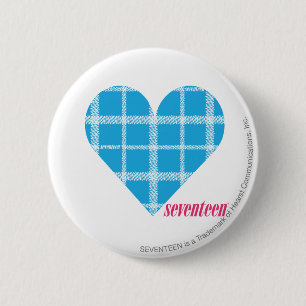 Badge Rond 5 Cm Aqua 2 de plaid