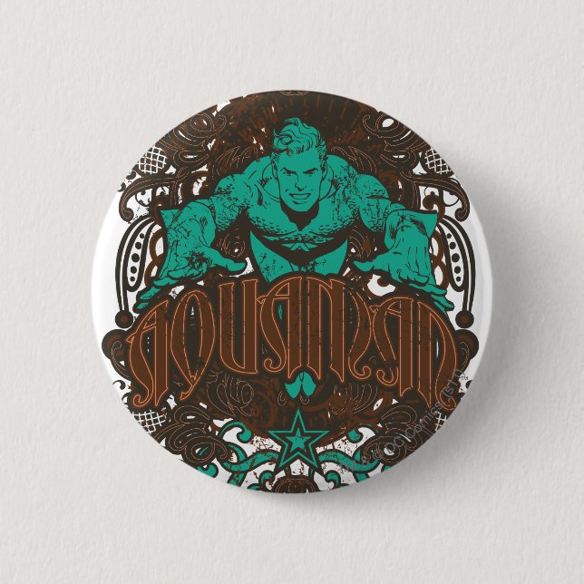 Badge Rond 5 Cm Aquaman - C'est Showtime ! Poster (Devant)