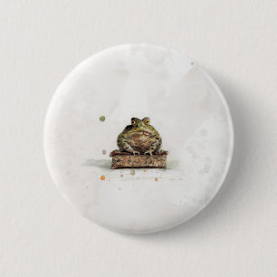 Badge Rond 5 Cm Aquarelle