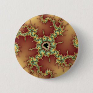 Badge Rond 5 Cm Araignée asiatique - Fractale