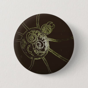 Badge Rond 5 Cm araignée de yaei