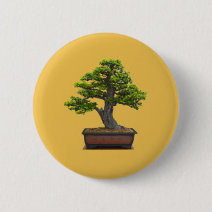 Badge Rond 5 Cm arbre de bonsaïs