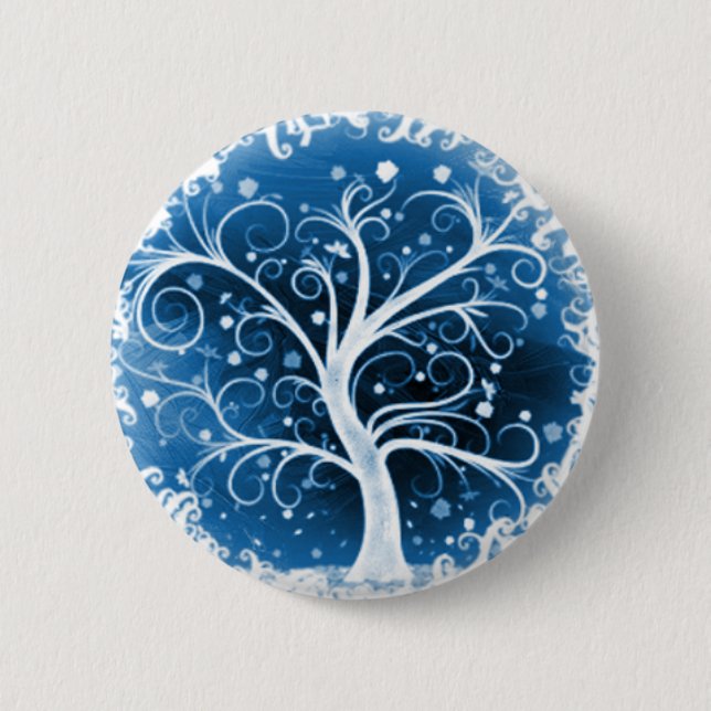 Badge Rond 5 Cm Arbre de la vie (Devant)