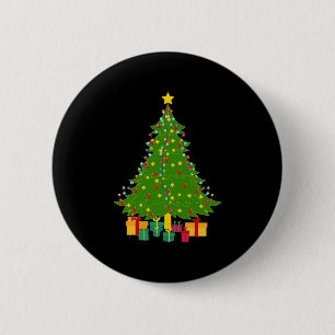 Badge Rond 5 Cm Arbre de Noël