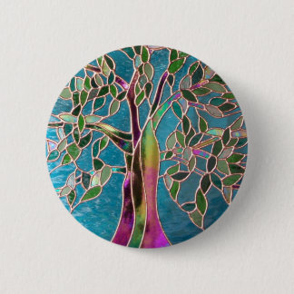 Badge Rond 5 Cm Arbre d'insigne d'enchantement
