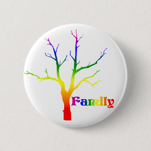 Badge Rond 5 Cm Arbre généalogique