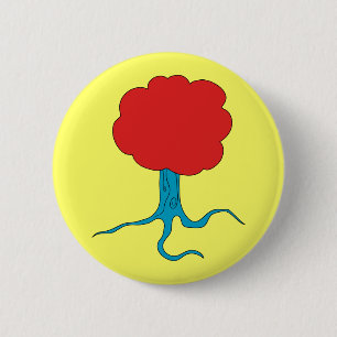 Badge Rond 5 Cm Arbre génial