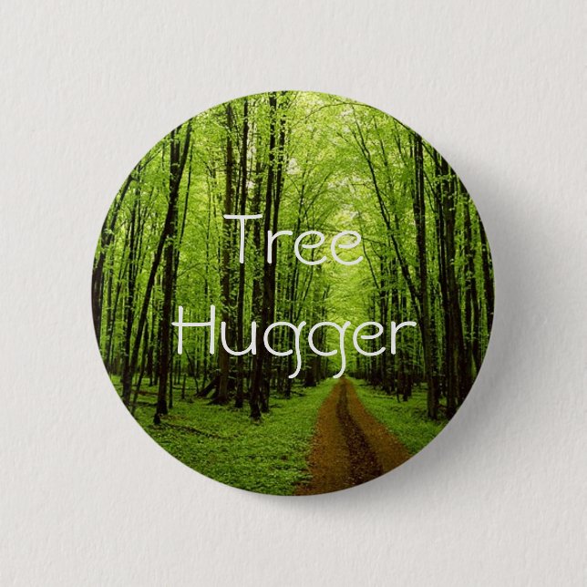Badge Rond 5 Cm Arbre Hugger (Devant)