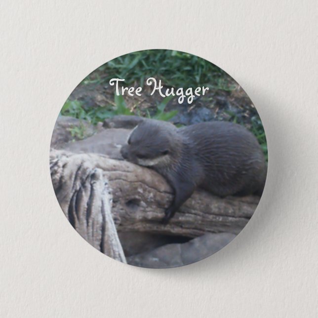 Badge Rond 5 Cm Arbre Hugger (Devant)