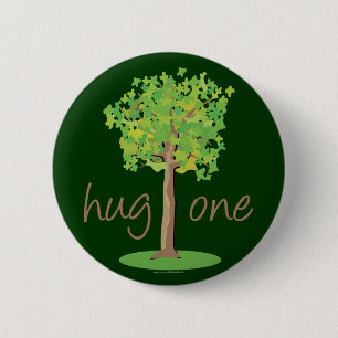 Badge Rond 5 Cm Arbre Hugger