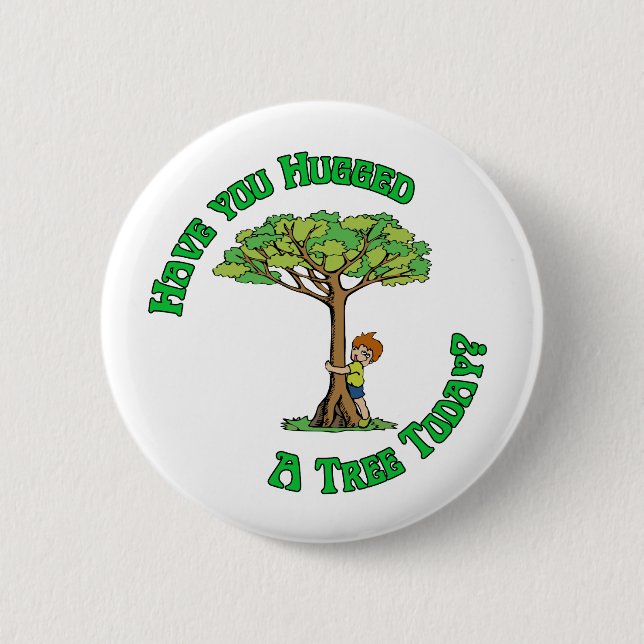 Badge Rond 5 Cm Arbre Hugger (Devant)