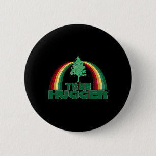 Badge Rond 5 Cm Arbre Hugger Jour des terres Arbre De l'environnem