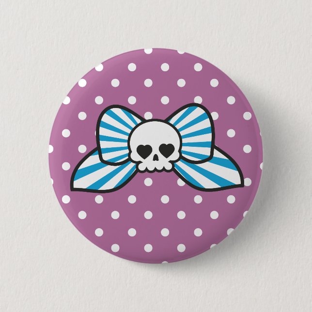 Badge Rond 5 Cm Arc de Skully (Devant)
