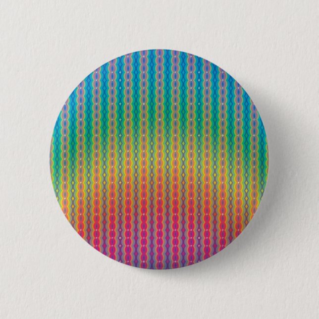 Badge Rond 5 Cm Arc-en-ciel 1200 (Devant)