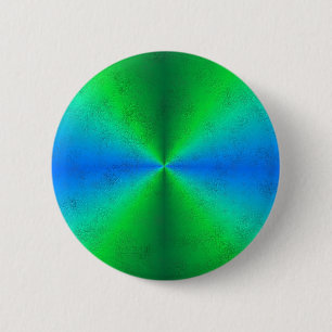 Badge Rond 5 Cm Arc-en-ciel bleu vert dans Elephant Skin optique