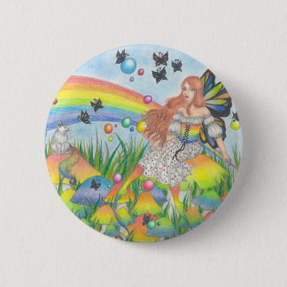 Badge Rond 5 Cm Arc-en-ciel Bringer