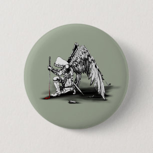 Badge Rond 5 Cm ArchAngel guerrier