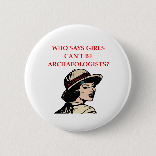 Badge Rond 5 Cm archéologie (Devant)