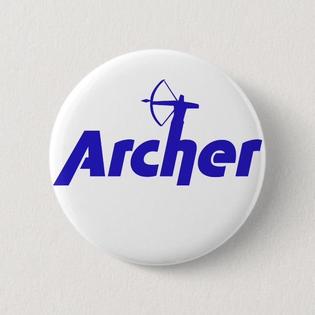 Badge Rond 5 Cm Archer (Devant)