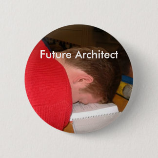 Badge Rond 5 Cm architecte sleeping_student et futur