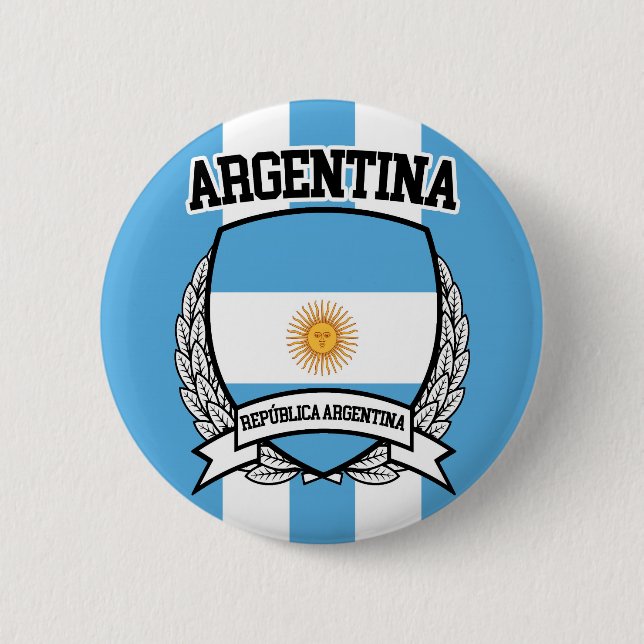 Badge Rond 5 Cm Argentine (Devant)
