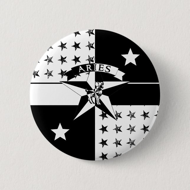 Badge Rond 5 Cm Aries (Devant)