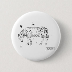 Badge Rond 5 Cm Aries