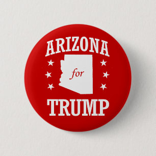 BADGE ROND 5 CM ARIZONA POUR TRUMP