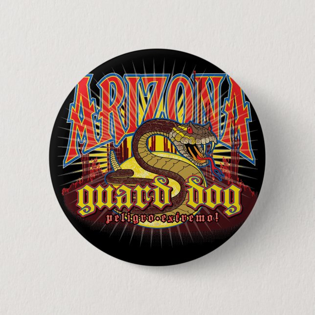 Badge Rond 5 Cm Arizona Snake (Devant)