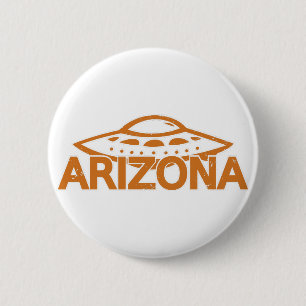 Badge Rond 5 Cm Arizona UFO