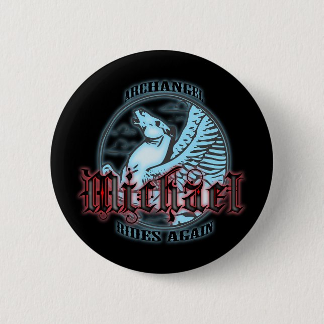 Badge Rond 5 Cm Arkhangel Michael (Devant)