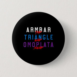 Badge Rond 5 Cm Armbar Triangle Omoplata Jiu Jitsu MMA