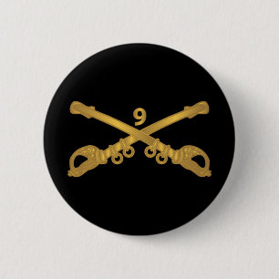 Badge Rond 5 Cm Armée - 9e division de cavalerie wi xt