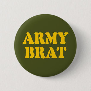 BADGE ROND 5 CM ARMÉE BRAT