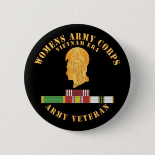 Badge Rond 5 Cm Armée - Corps féminin de l'Armée de terre Vietnam 