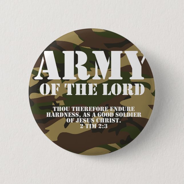 Badge Rond 5 Cm Armée du seigneur (Devant)