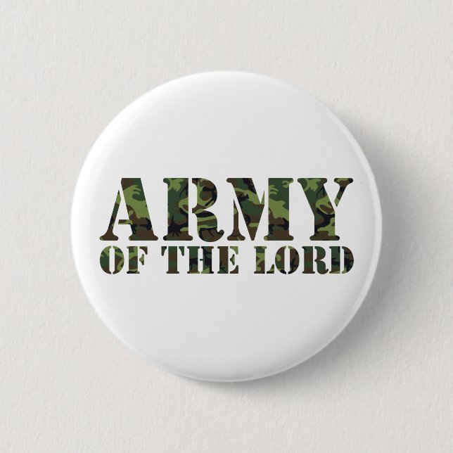 Badge Rond 5 Cm Armée Du Seigneur (Devant)