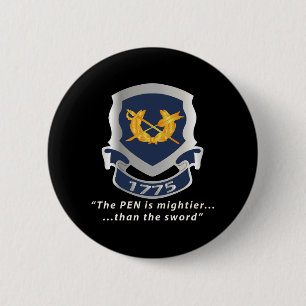 Badge Rond 5 Cm Armée - Jag Corps Crest - Pen is Mighter