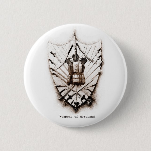 Badge Rond 5 Cm Armes de classique de Moroland (Devant)
