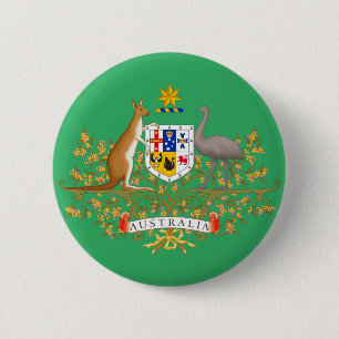 Badge Rond 5 Cm armoiries de l'australie
